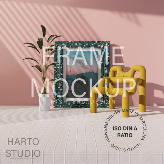 Frame mockup - Contemporary composition