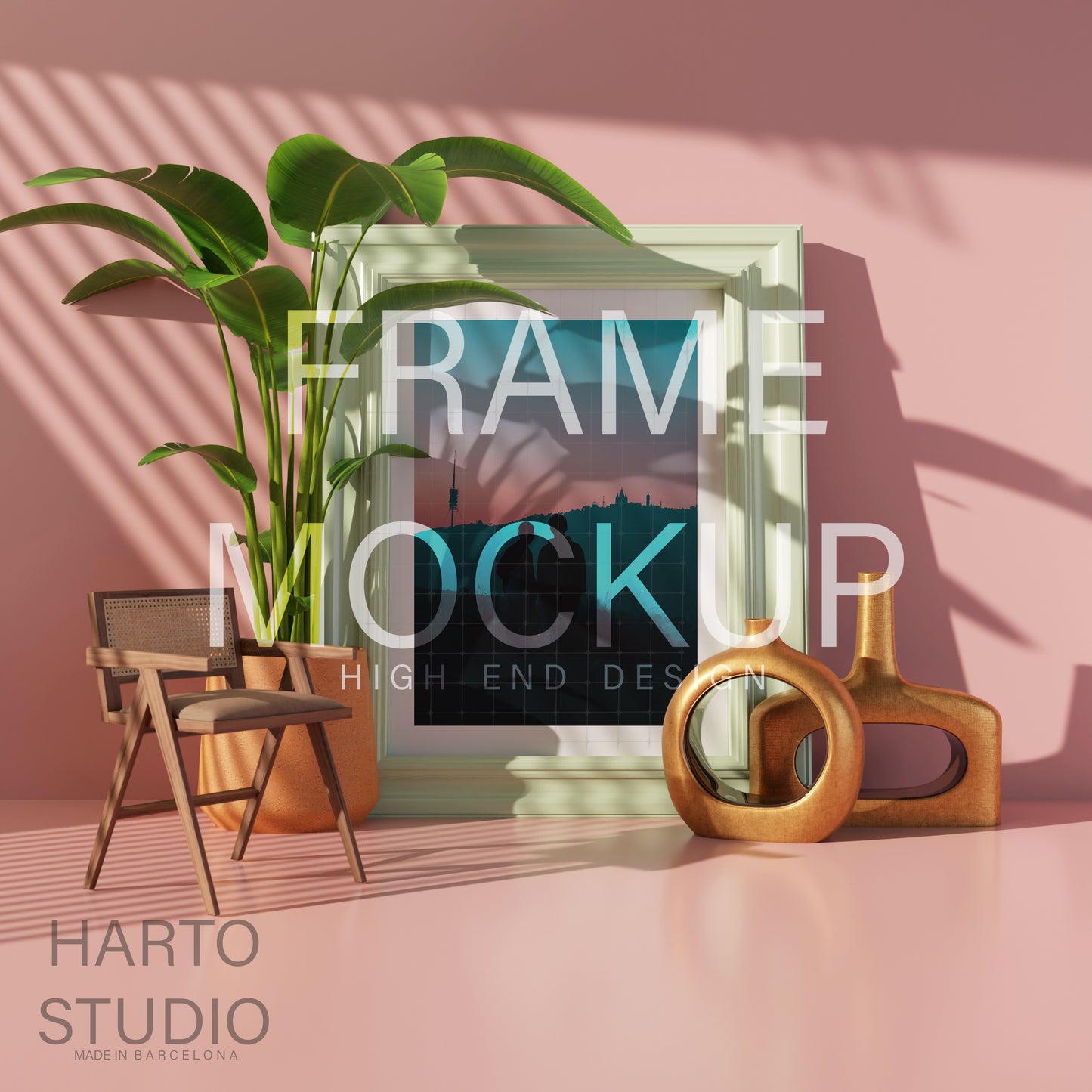 Frame mockup - Calm vibes