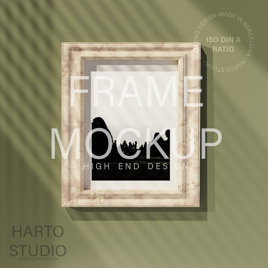 Frame mockup - Rustic green
